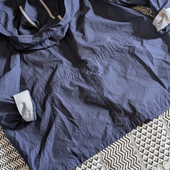 Lands' End Navy Raincoat for Women - Picture 14 of 16